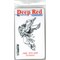 Deep Red Stamps Angel with Harp Rubber Cling Stamp 2 x 3 inches